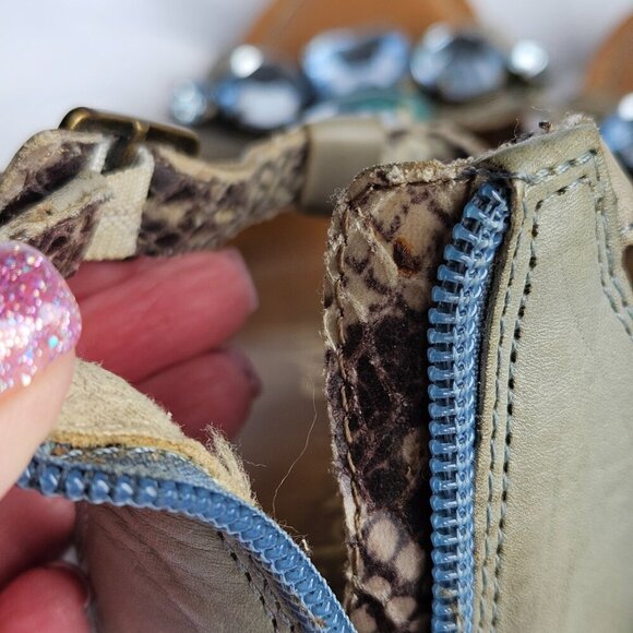 Libby Edelman Wedge Sandal Size 8M - Picture 8 of 10